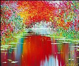 Famous Autumn Paintings - Taras Loboda autumn sunrise